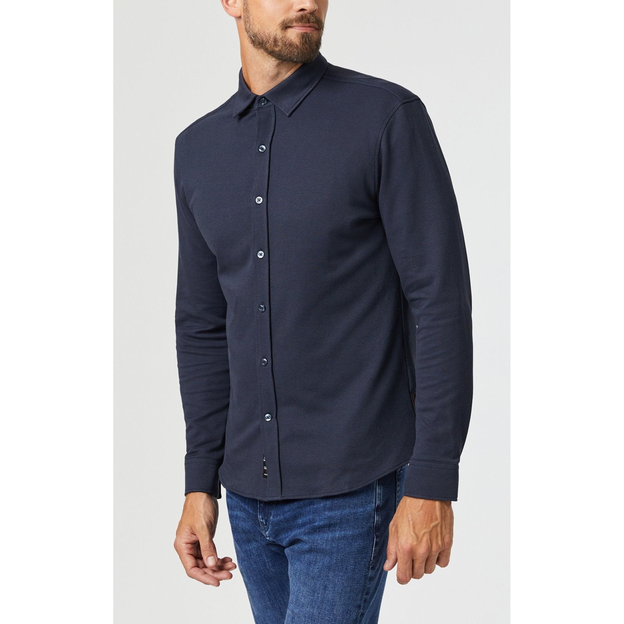 Mavi - Button Up Shirt in Mood Indigo-SQ2384258