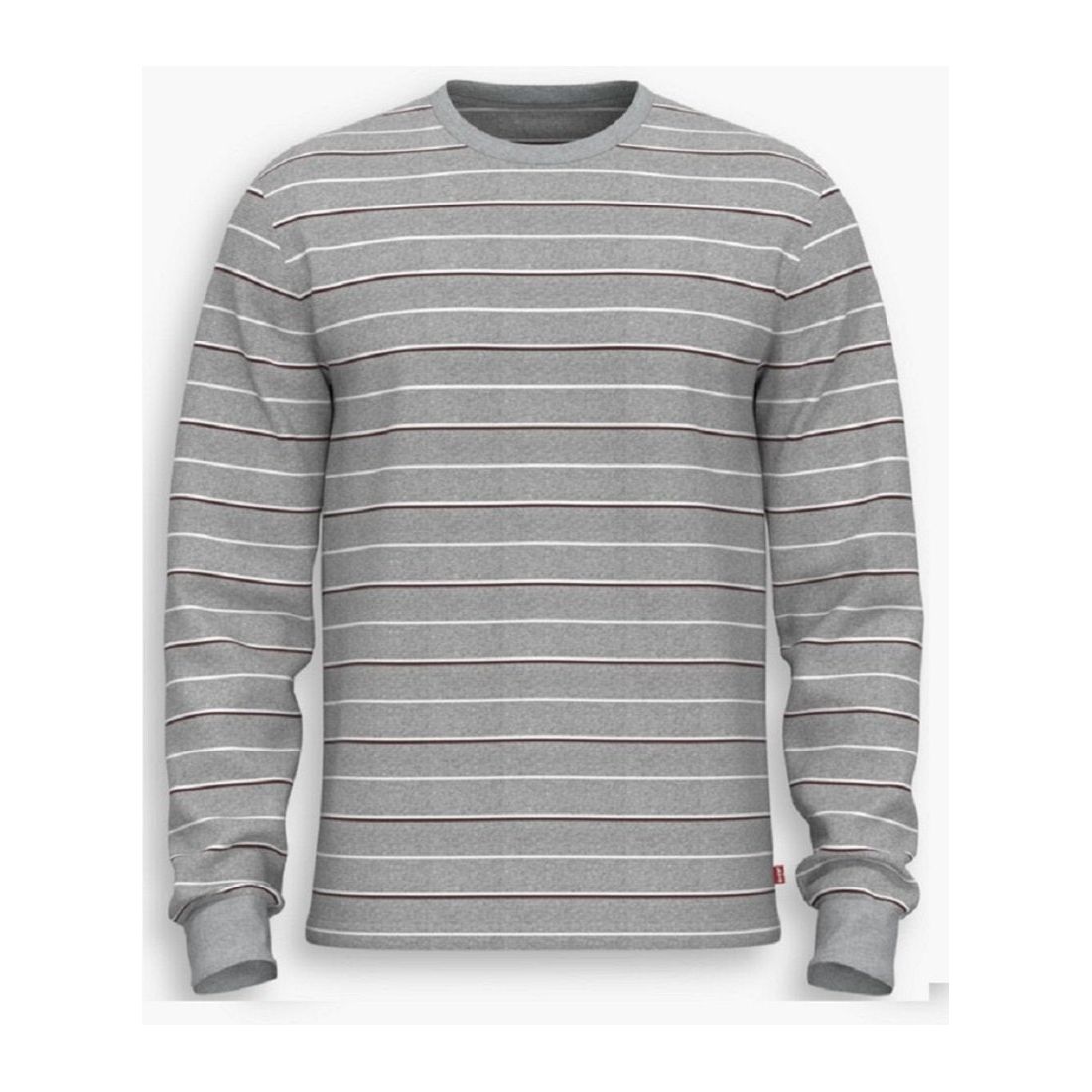 Levi's - Standard Long Sleeve Thermal in Maize Heather Grey Stripe-SQ1440702