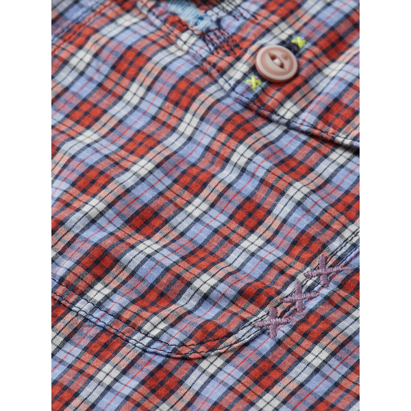Scotch & Soda - Button Up Shirt in Red/Mauve Check-SQ0806829